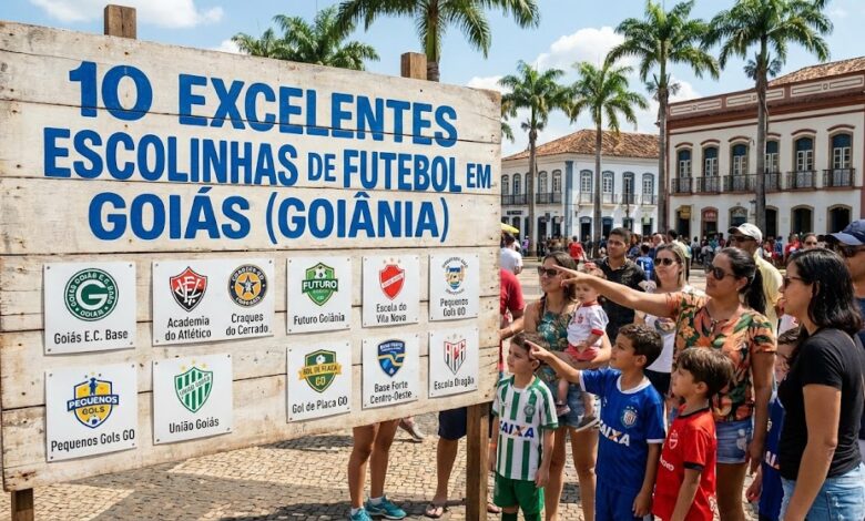 10 Excelentes Escolinhas de Futebol em Goiás (Goiânia)