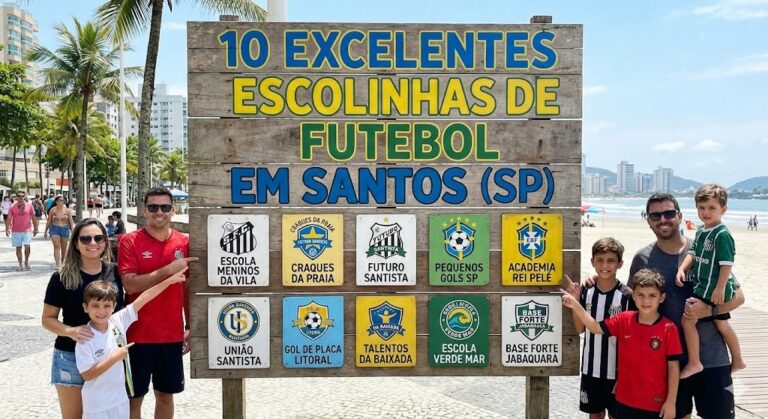 10 Excelentes Escolinhas de Futebol em Santos (SP)