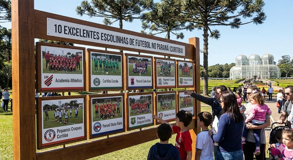10 Excelentes Escolinhas de Futebol no Paraná (Curitiba)